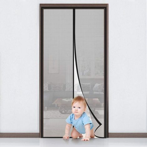 Moustiquaire Porte Fenêtre Magnétique 90x210cm Rideau Porte Anti Mouche Insecte Moustiquaire Aimantée Fermeture Automatique (1/5)