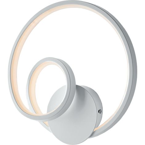 Sospensione Moderna Malena Con Led Integrato Metallo E Alluminio Bianco (1/2)