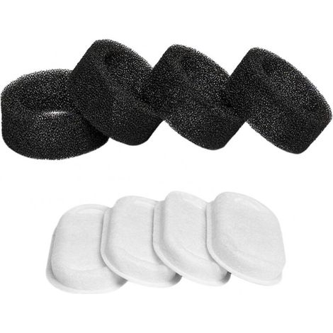 Filtre de fontaine à eau pour chat 8 pièces de remplacement de filtre de fontaine pour animaux de compagnie pour fontaine automatique (1/5)