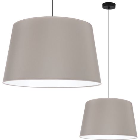 LAMPADA A SOSPENSIONE GAJA CONE NERA 1 PARALUME PIATTO OLIVA 44CM