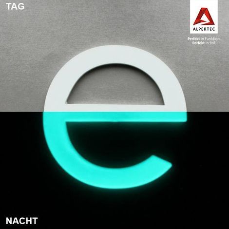 Alpertec Klebebuchstabe E Hausnummern Hausnummerschild