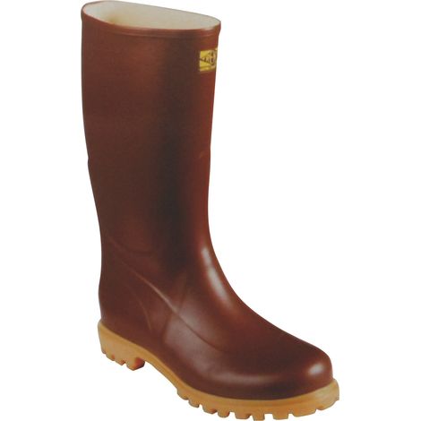 STIVALI IN GOMMA NATURALE CARRO ARMATO GINOCCHIO Col. Marrone Mis. 44
