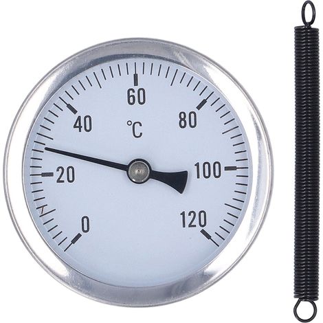 Oven Temperature Meter High Accuracy 0 to 120℃ 63mm Integrated Dial Temperature Detector for Cooking Kitchen Grills (1/5)