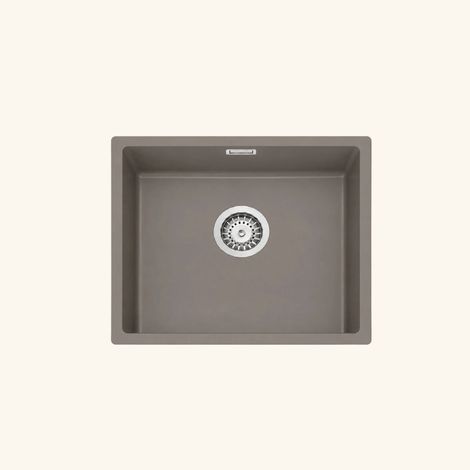 Évier résine gris minéral JONAS 1 bac 540x440 (1/5)