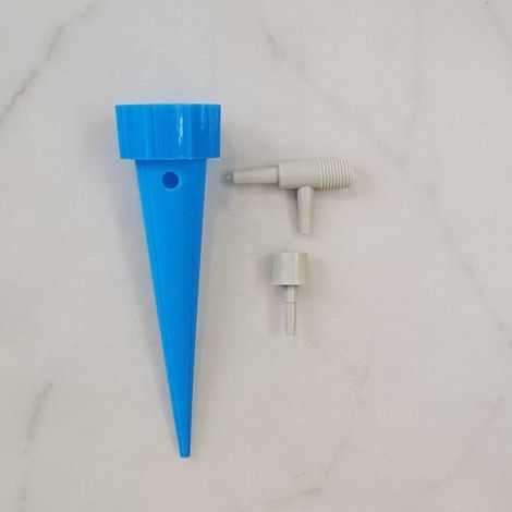 Set mit 20 verstellbaren Tropfbewässerungsdüsen, geeignet für Gärten im Innen- und Außenbereich sowie für Blumentöpfe. (Blau, 2,8 x 10,5 cm) (1/5)