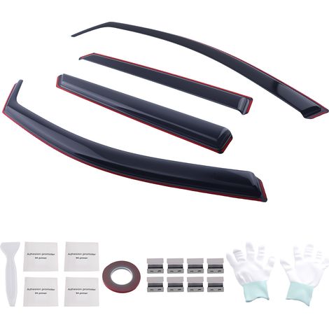 4PC Acrylic Rain Guards for Peugeot 3008 MK2 5-Door 2017-2023 Wind Set (1/5)
