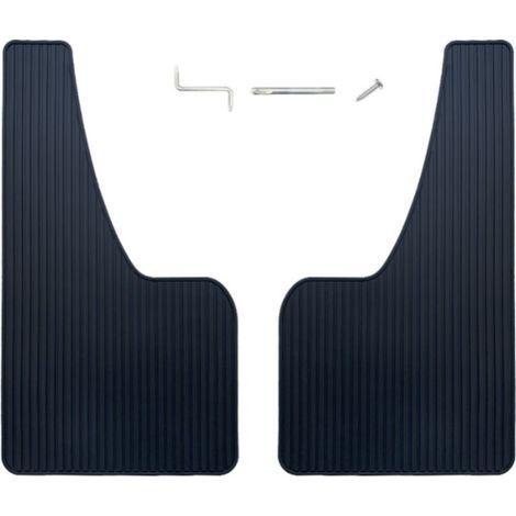 2 Stück Schmutzfänger, Spritzschutz für Autos, universelle Schmutzfänger, Schmutzfänger für vorne und hinten (Schwarz)