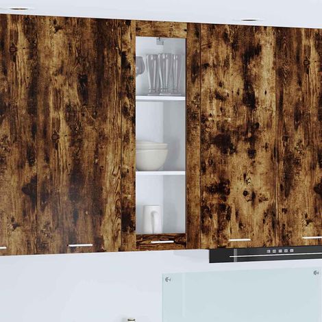 Hängeschrank Geräucherte Eiche 40 x 31 x 100 cm Holzwerkstoff