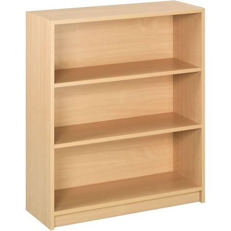 Étagère bibliothèque basse de bureau hêtre - Maxiburo