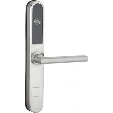 Maniglia elettronica per Hotel, smart lock Room - Finitura Argento - INTELOCK