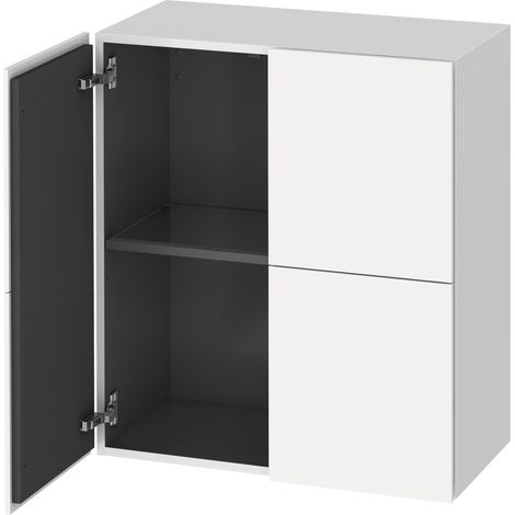 Pensile a mezza altezza L-CUBE 700x363x800mm bianco super opaco