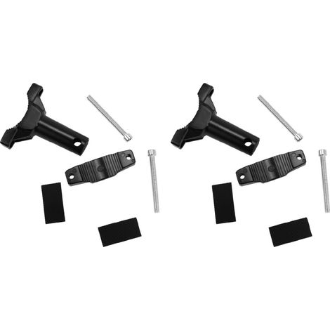 Convient pour 2 supports de rallonge de tige de moto, phare de moto tout-terrain, fixation sur guidon de fourche avant et support de lampe