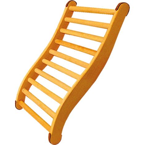 Komfort-Rückenlehne für Dampfsauna France Sauna - Ergonomische Rückenstütze aus Holz - 43 x 63 x 9cm