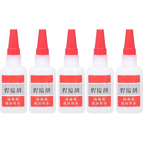 5pcs 50ml Super Oily Glue Welding for Metal Wood Ceramic Repair Adhesive DIY Craft Accessory (1/5)