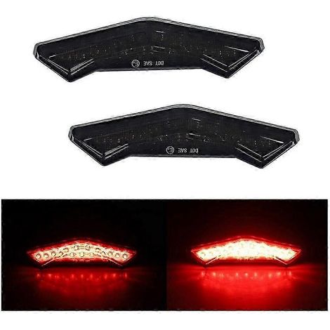 1 paire de feux arrière à LED fumés pour VTT, compatibles avec les modèles 2021-2022 (référence 710006633). (1/5)