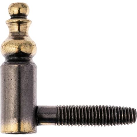 Fiche à visser rustique pour menuiserie bois 210 diamètre 13 mm longueur 65 mm femelle phosphatisé verni - OTLAV
