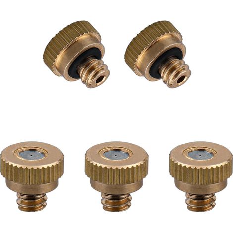 Lot de 10 buses brumisation en laiton - Filetage 0,6 mm Tête rechange pour système refroidissement extérieur 5PCS 0.3 (1/5)