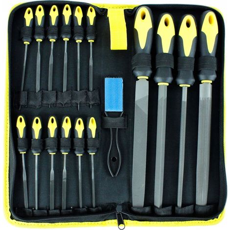 JUEGO DE LIMAS PARA METAL, MADERA, CONÍFERAS, FRAMBUESAS, 18 PIEZAS. LIMAS, LIMA W-WA