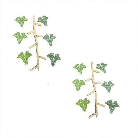 Aimant de réfrigérateur imprimé en 3D motif lierre (lot de 2) (1/5)