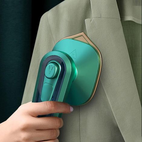 Fer à repasser portable, petit et compact, idéal pour la maison et les voyages. (1/5)