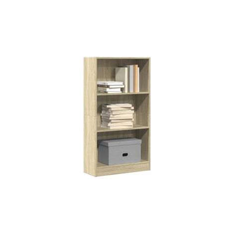 Bibliothèque chêne sonoma 60x24x109 bois d'ingénierie (1/5)