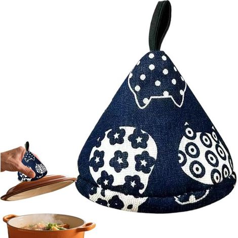 Mango de sartén aislado  Guantes de cocina para horno  Guantes de barbacoa con diseño de gato para cocinar, acampar y actividades al aire libre (1/5)