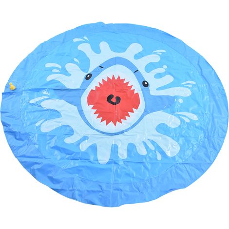 Tapis d'eau gonflable pour bébé, coussin d'eau gonflable en PVC, motif dessin animé, jouet gonflable amusant pour enfants en extérieur (1/5)
