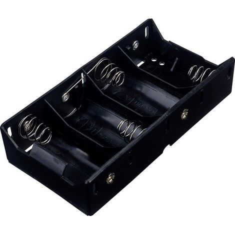 TRU COMPONENTS BH-143D Support de pile 4x LR20 (D) raccordement à souder (1/3)