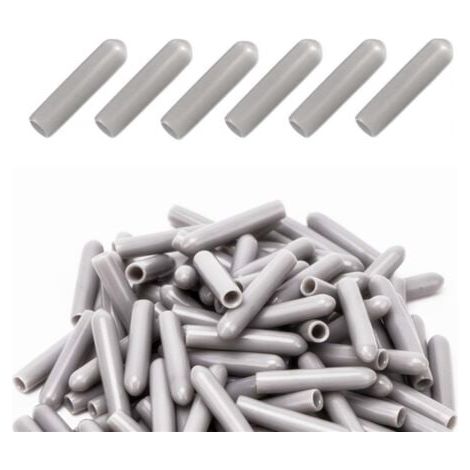 (Gris) [100 Pièces]Capuchons pour Lave-Vaisselle, Couvercle De Panier De Lave-Vaisselle, Capuchon du Lave-Vaisselle pour Protéger Les Broches pour Panier à Vaisselle, Antirouille (1/3)