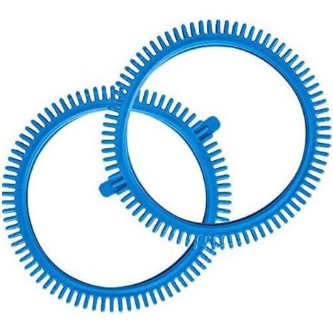 Kit de pneus avant bleu avec nettoyeur de piscine Super Hump – Convient aux pièces 2X, 4X, roues de pression (2 pièces) (1/5)