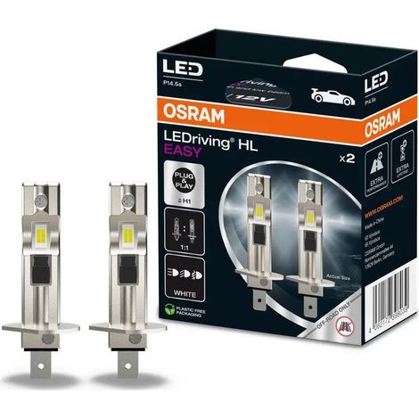 2 AMPOULES LEDRIVING HL EASY H1 ECO PACKAGING