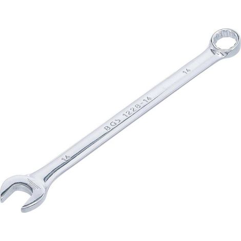 Clé Mixte Extra Longue 14 mm - Acier Résistant - Précision et Confort d Utilisation, Zones Difficiles - D-Work (1/5)
