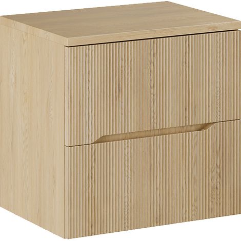 Meuble sous-vasque 60cm plan de toilette Isaline Bois