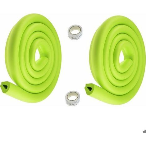 4 Mètre Anti Choc Protecteurs, U-Forme Rouleau en Mousse Protections Bords de Table en Verre, Sécurité épreuvage pour Bébé et (1/5)
