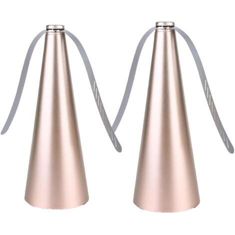 Ventilateur anti-moustiques 2 pièces – Répulsif à pales pour éloigner mouches et insectes – Pour pique-nique, barbecue et dîner en extérieur (1/5)