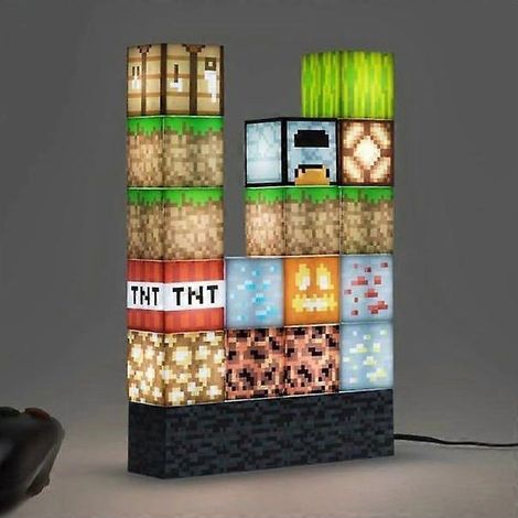 Lampe de nuit Minecraft, blocs de construction, lampe de couture, alimentation USB (1/5)
