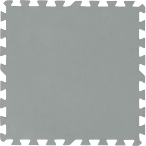 Bestway Lot de 9 tapis de sol pour piscine - 50 x 50 cm - gris