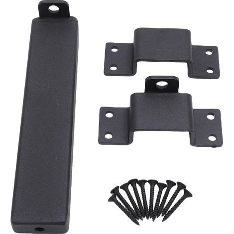 Verrou coulissant en acier Tissting avec trou pour cadenas (1/5)