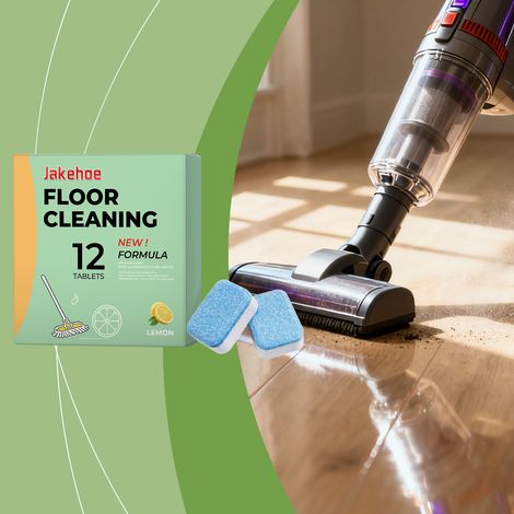 Floor cleaning sheets for home use, multi-surface cleaning, suitable for tile, wood flooring, and bathroom care -- 12pcs -- BIEMMEDUE (1/5)