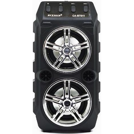 MaxTech - Cassa Bluetooth A Batteria Altoparlante Speaker 40 Watt Portatile Rgb Ca-bt011 -