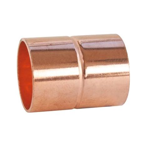 Manchon cuivre à souder - Pour tube cuivre Ø18 - Sachet 2 pièces