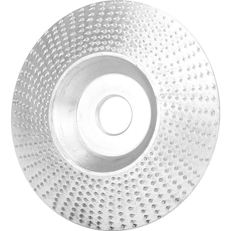Schleif-, Schnitz- und Formscheibe aus Hochleistungs-Schnellstahl für Holzbearbeitung, Polierscheibe für Winkelschleifer, 100 mm, Silber (1/5)