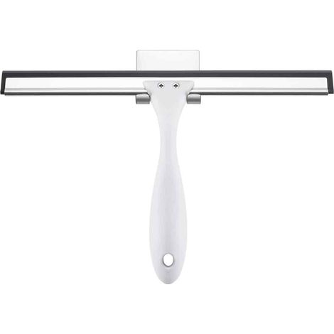 Raclette pour portes de douche en verre, grattoir pour portes de douche en verre - Grattoir polyvalent avec crochet pour portes de douche, fenêtres, miroirs, carrelage et voitures (1/5)