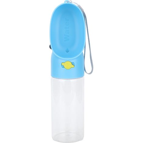 Distributeur de nourriture pour céréales 2 en 1 avec abreuvoir intégré - Idéal pour les voyages et les activités de plein air - Bouteille d'eau portable pour animaux de compagnie - Accessoires pour an (1/5)