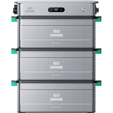 Zendure SolarFlow 2400 AC, KI AC-gekoppelte Energie Management System, 2400W AC Eingang, 2400W Ausgangsleistung, mit 3xAB3000X