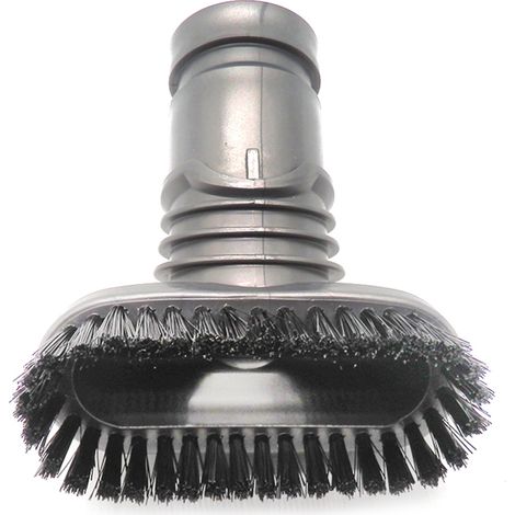 Lot accessoires brosses compatible Dyson V7 V8 V10 aspirateur rechange: 1 brosse ronde, 2 brosses poils, 1 brosse matelas, 1 raccord, ABS gris rouge 205x150x145mm (1/5)