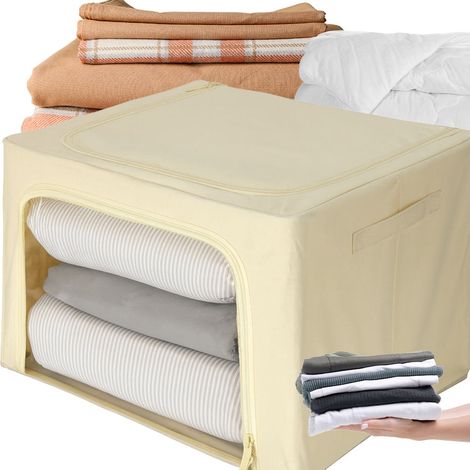 Organiseur de rangement pour la maison, 66 litres, avec fermeture éclair, pour la maison, le bureau ou un usage quotidien.-AquaForge (1/5)