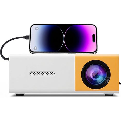 Projecteur Intelligent, Projecteur de Film Portable Full HD 1080p avec Une luminosité 100ANSI et Un Zoom Manuel, Compatible avec Ordinateur de Téléviseur (1/5)