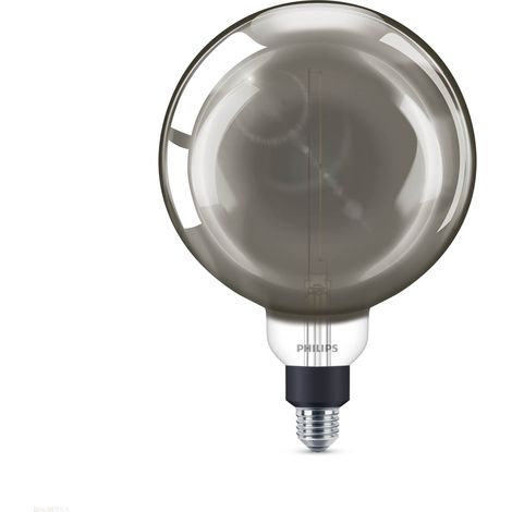 ampoule LED Globe Giant E27 20W Blanc Chaud Smoky Compatible Variateur, Verre (1/5)