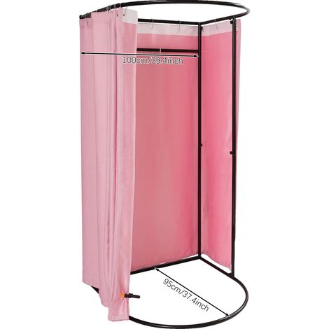 Probador, Diseño moderno, Construcción sostenible, Rosa (1/2)